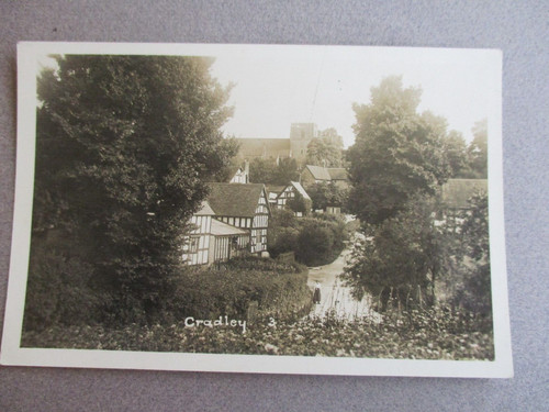 Postcard cradley village - rp,