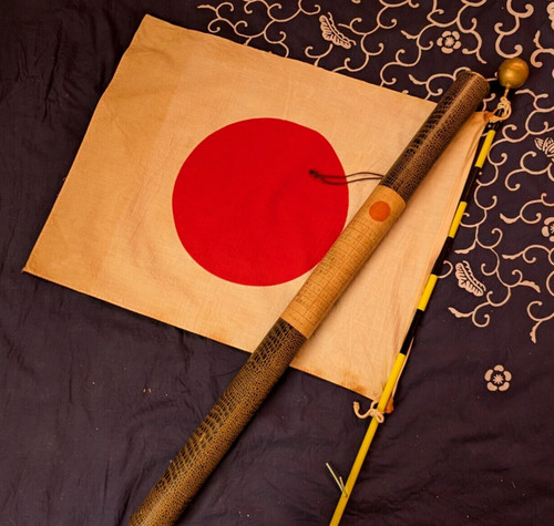 Wwii japanese flag with pole - flag,
