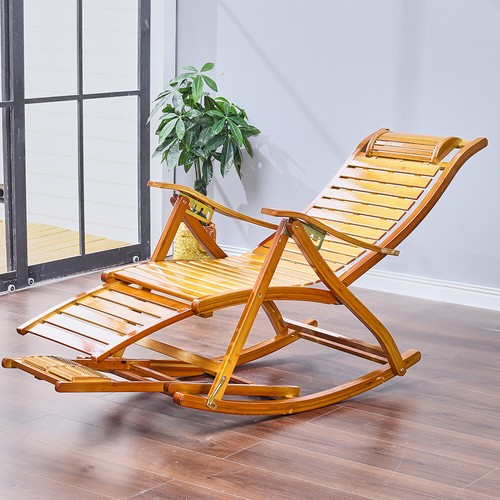 Adjustable sun lounger rocking - lounger,