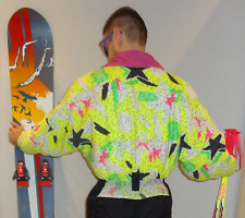 RETRO SKI SUIT Retro Vintage 80's 90's Ski Suit Neon Apres SKI MC ROSS