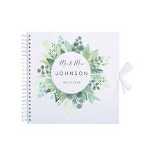Personalised wedding scrapbook - personalised,