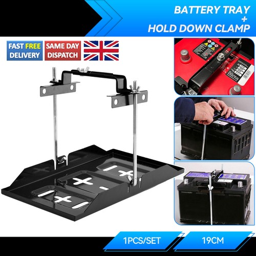 Battery tray hold down - +,
