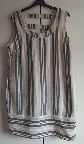Linen mix stripe summer - mix,