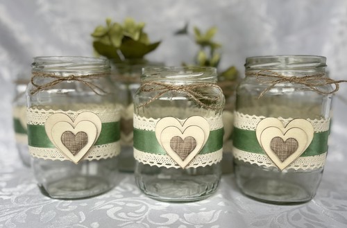 Large lace and sage green - x,