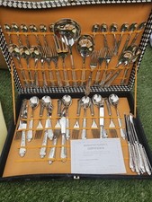 Vintage Italian Cutlery Set Rare Dinner Set Plated
