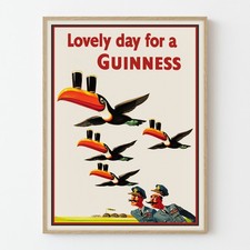Vintage Guinness Toucan Poster