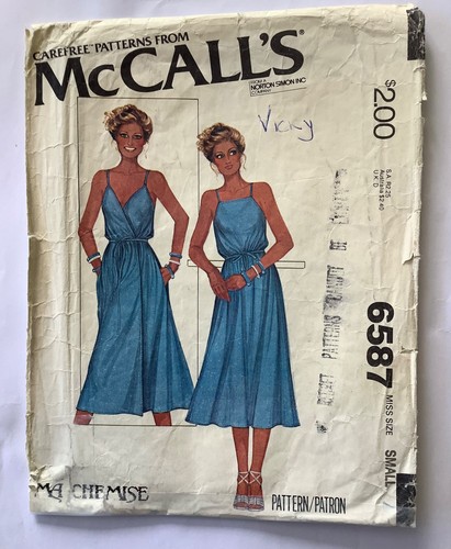 Mccall 6587 sewing - 6587,