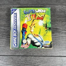 Earthworm Jim Nintendo Gameboy Advance GBA Video Game Boxed With Manual