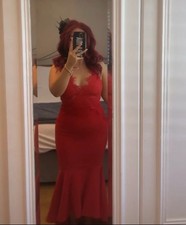 Pink boutique Red Lace Fish