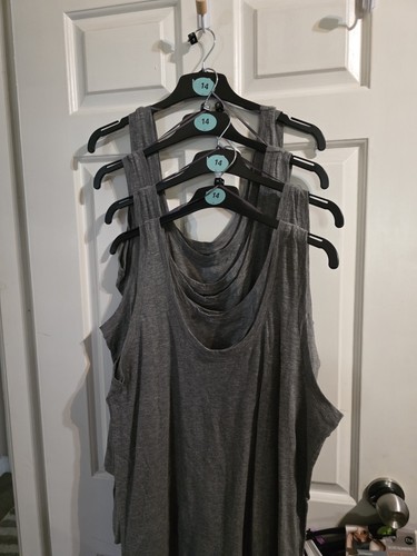 Womens grey basic tank - womens,