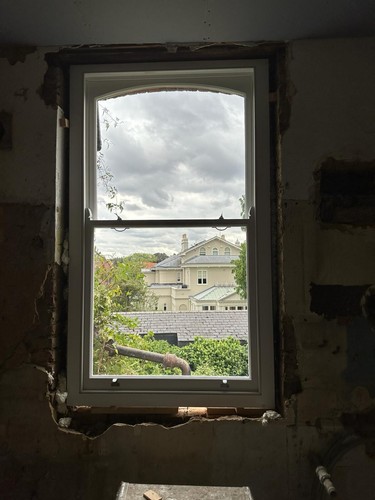 Timber box sash window - timber,