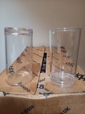 Unused Clear BBP Polycarbonate Elite 8oz Premium HiBall Glasses - 36  per box