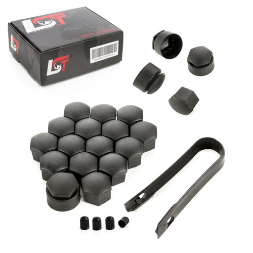 20x wheel rim bolt - hex, caps