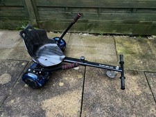 Segway type hoverboard and Citysports kart, Bluetooth, blue, with charger