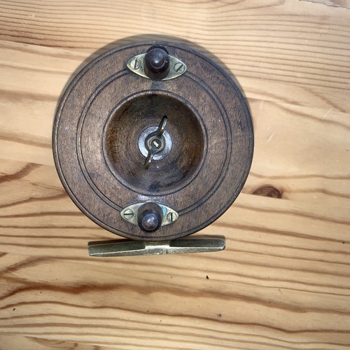 Wooden centrepin reel - wooden,
