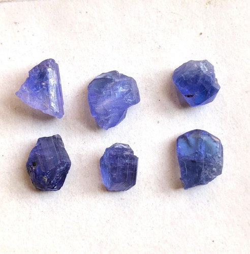 Natural tanzanite rough - natural,
