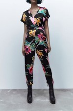 ZARA Stunning Black Floral