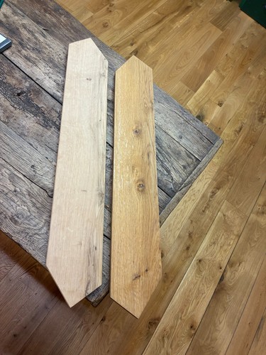 Funky oak veneer shelf - oak,