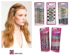 Ladies Girls HAIR SNAP CLIPS