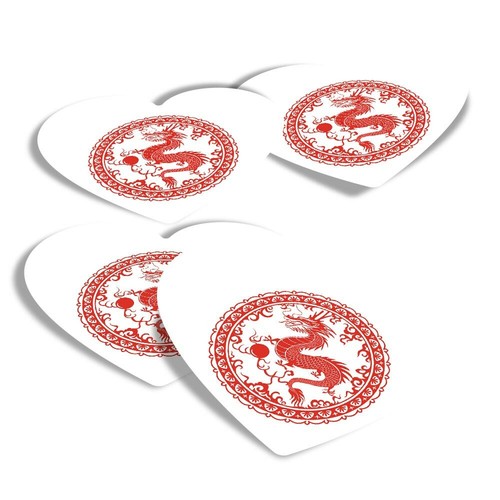 Heart stickers chinese - 4x,