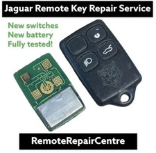 Repair Service JAGUAR XK8 XJ8 X308 XJR XKR 4 Button Remote Key Fob