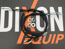 4 x Ifor Williams Brake Cable & Hub Nuts set – TWIN AXLE - See Trailer list