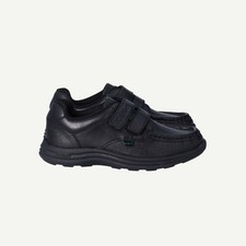 Kickers Boys Black Leather Junior Boys Shoes EU 32 UK 13