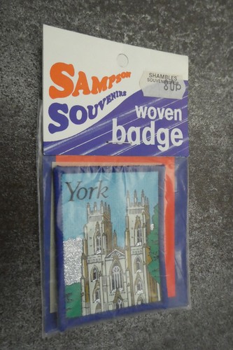 York woven cloth patch - woven, badge