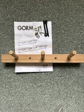 IKEA Gorm 3 Peg Wooden Clothes