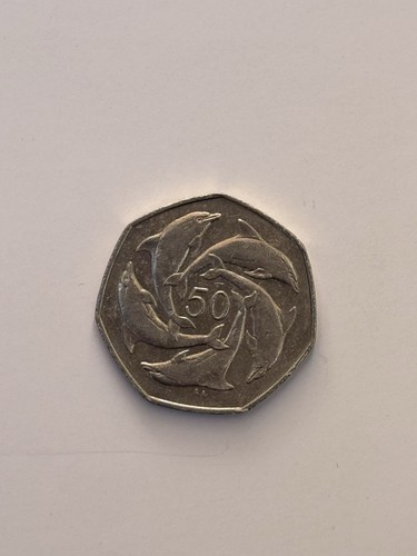 Gibraltar 1997 50p coin - coin, queen