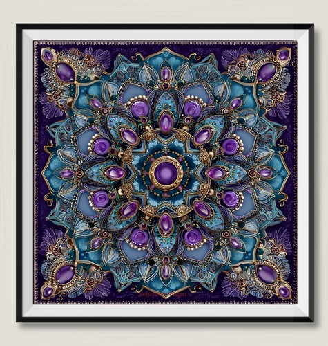 Mandala pattern chart - 7,