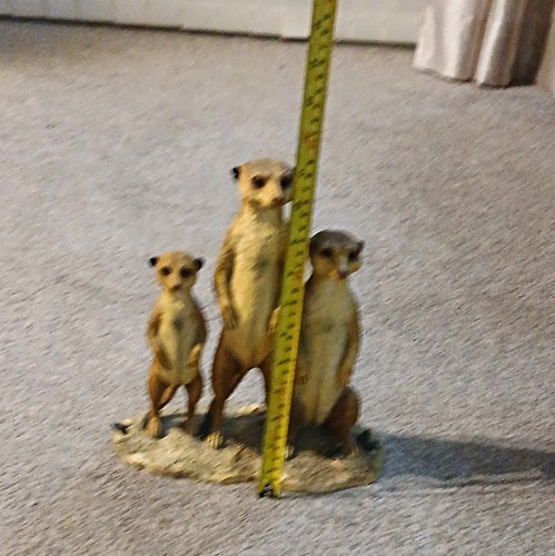 Meerkat family resin - family, figurine
