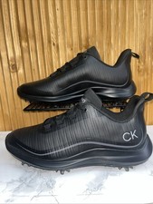 Calvin Klein Golf Trainers Men’s Black Size Uk 7 Eu 41 New