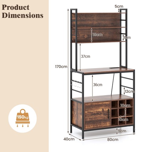 Coffee bar cabinet with - coffee,