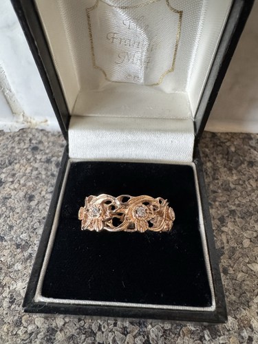 14ct gold daffodil ring - ring, by