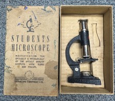 Vintage Students Microscope No