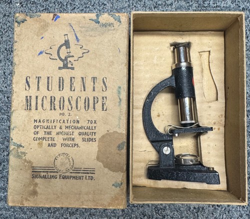 Vintage students microscope - vintage, no