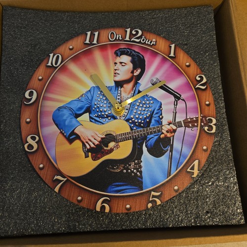 Elvis presley wall clock - elvis,