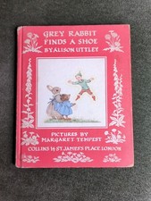 Grey Rabbit Finds A Shoe Alison Uttley Hardback 4th Ed 1971 Little Grey Rabbit