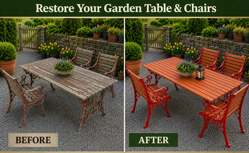 Garden bench seat table - garden, bench,