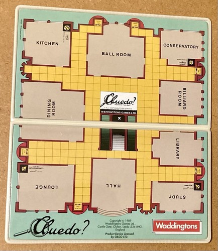 1989 waddingtons cluedo - 1989,