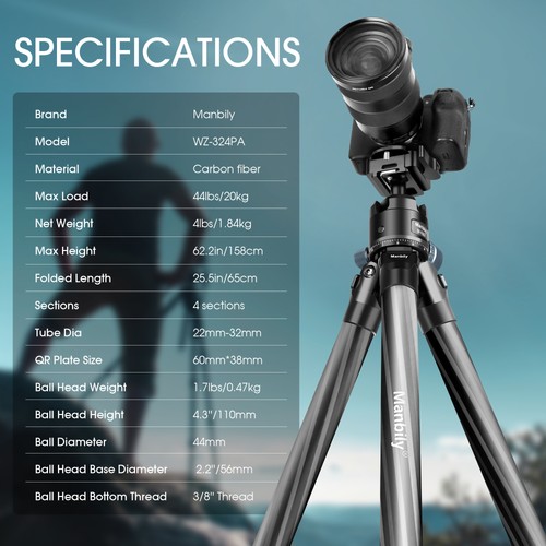 Manbily tripod for shooting - manbily,