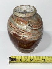 Marble Onyx Vase Carved