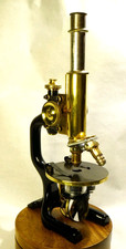 Antique Brass Microscope by C.Reichert, Austria c.1914