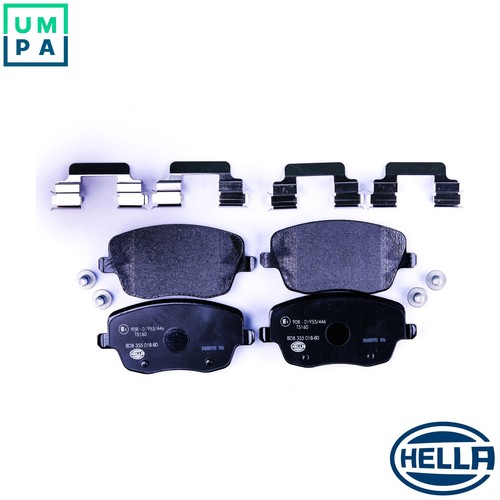 Brake pad set disc - disc, 8db