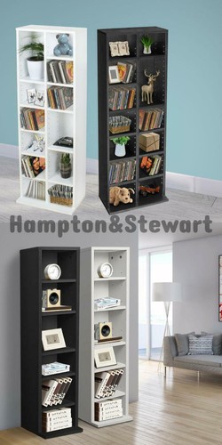 Black white storage cabinet - black/white, cd