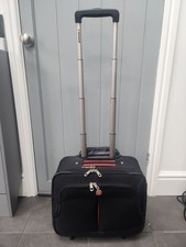 Wenger Swiss Gear Wheeled Suitcase Extending Handle Cabin Luggage Travel Bag VGC