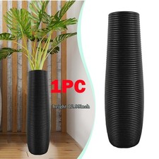 1pc tall floor vase black - 1pc,