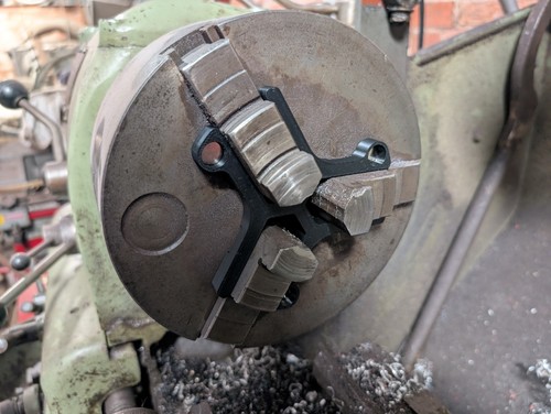 Lathe chuck spider - lathe,