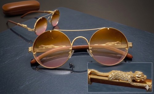Luxury panther rimless round - luxury,